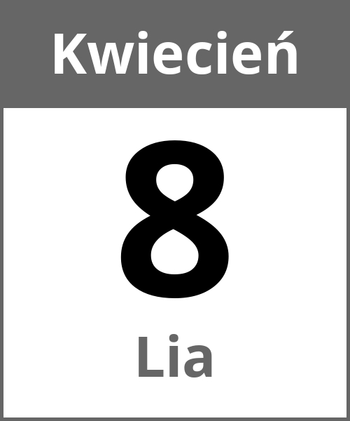 Swieto Lia Kwiecień 8.4.