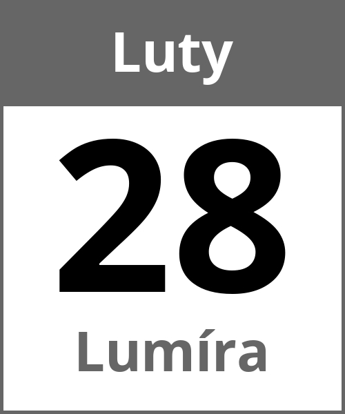 Swieto Lumíra Luty 28.2.