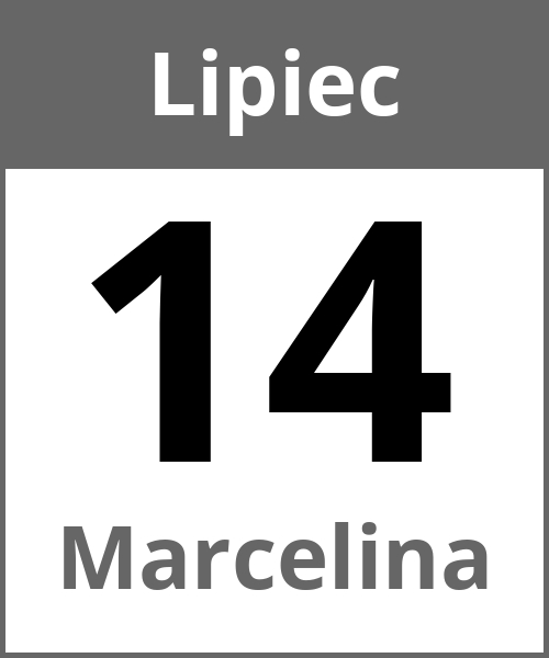 Swieto Marcelina Lipiec 14.7.