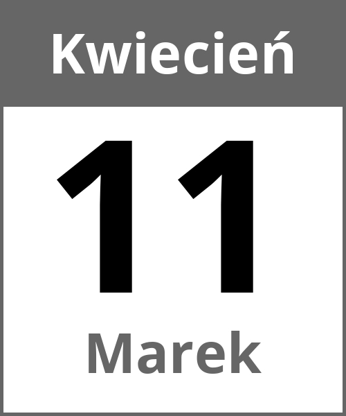 Swieto Marek Kwiecień 11.4.