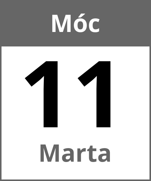 Swieto Marta Móc 11.5.