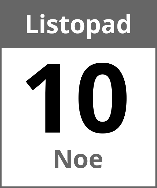 Swieto Noe Listopad 10.11.