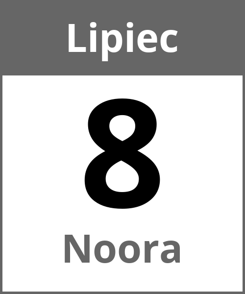 Swieto Noora Lipiec 8.7.