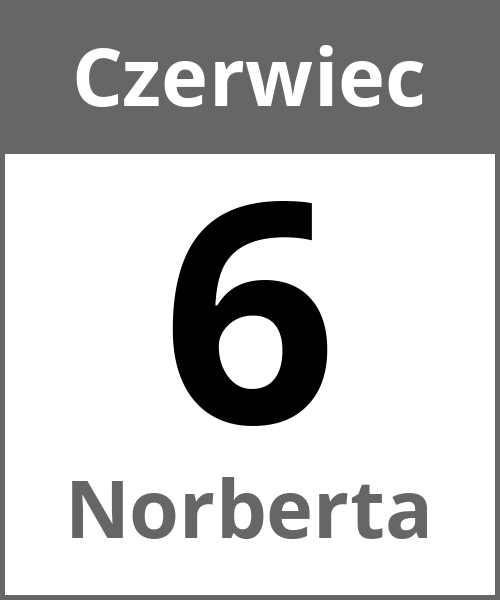 Swieto Norberta Czerwiec 6.6.