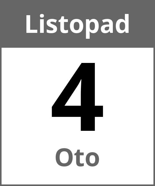 Swieto Oto Listopad 4.11.