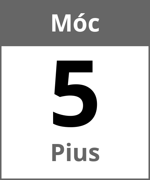 Swieto Pius Móc 5.5.