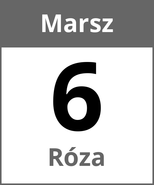 Swieto Róza Marsz 6.3.