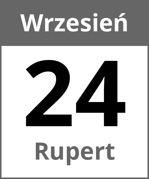 Swieto Rupert Wrzesień 24.9.