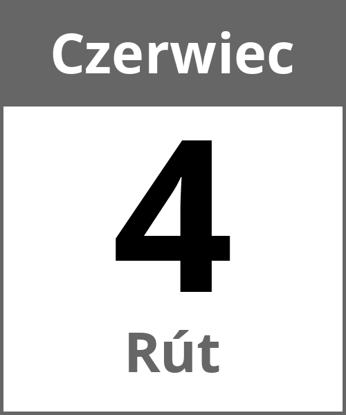 Swieto Rút Czerwiec 4.6.