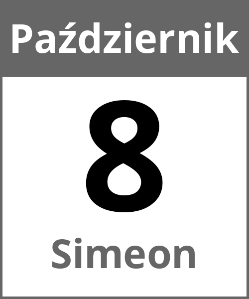 Swieto Simeon Październik 8.10.