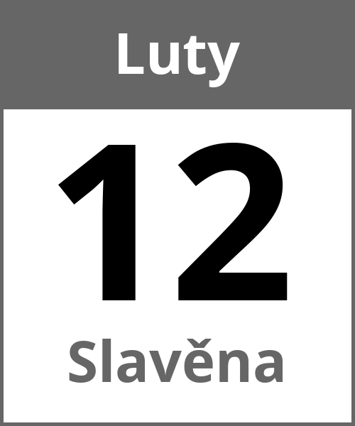 Swieto Slavěna Luty 12.2.