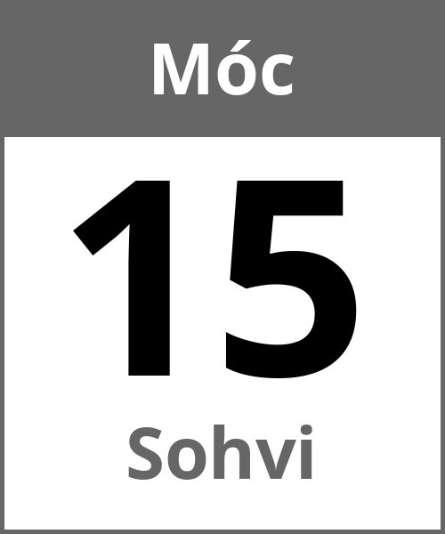 Swieto Sohvi Móc 15.5.