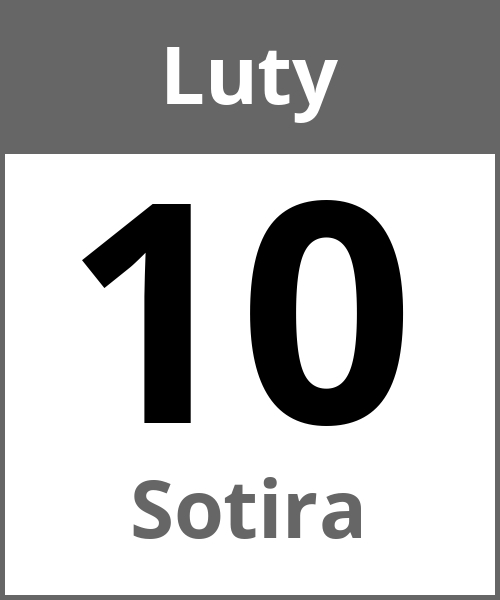 Swieto Sotira Luty 10.2.