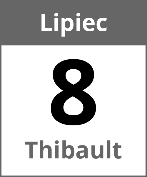 Swieto Thibault Lipiec 8.7.