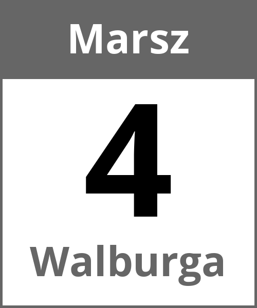 Swieto Walburga Marsz 4.3.