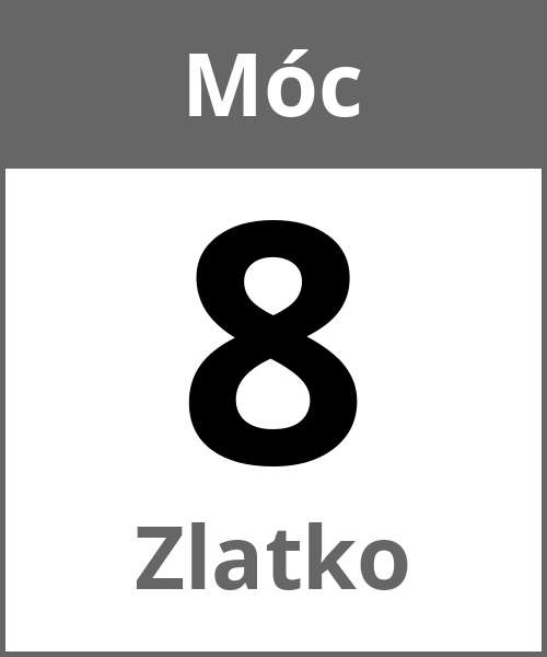 Swieto Zlatko Móc 8.5.