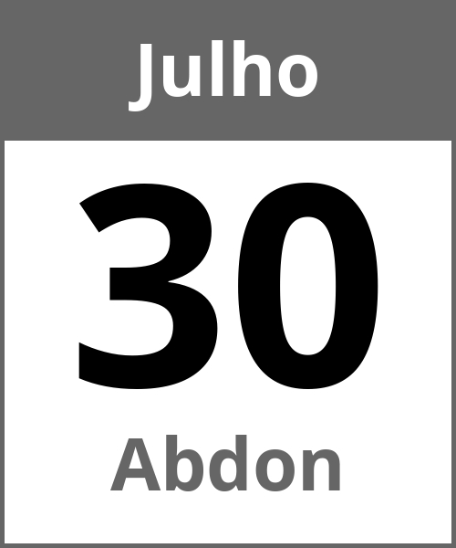 Festa Abdon Julho 30.7.