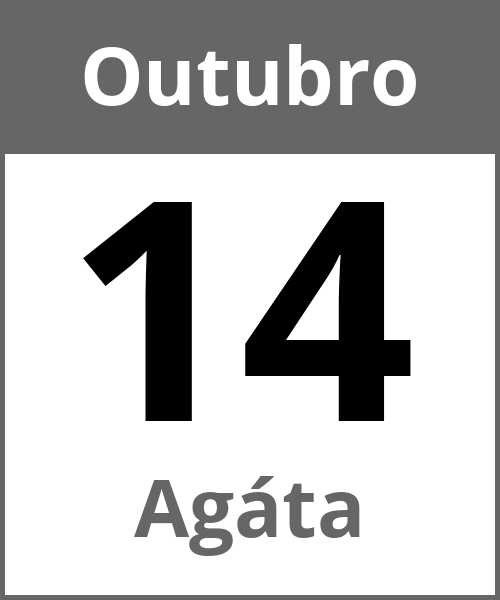 Festa Agáta Outubro 14.10.