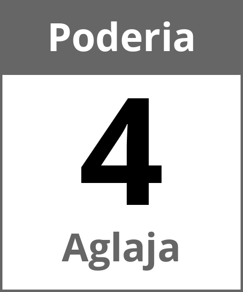 Festa Aglaja Poderia 4.5.