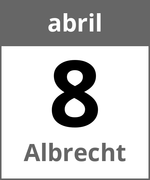 Festa Albrecht abril 8.4.