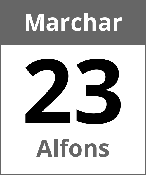 Festa Alfons Marchar 23.3.