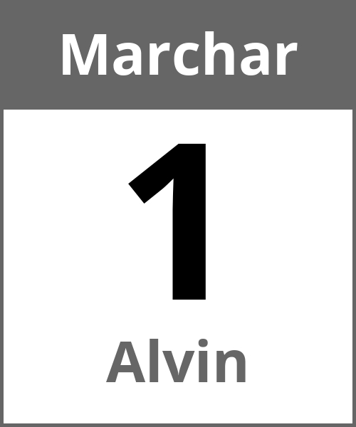 Festa Alvin Marchar 1.3.