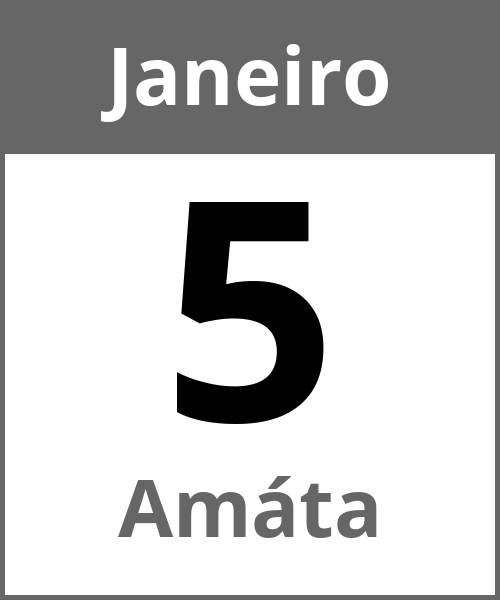 Festa Amáta Janeiro 5.1.