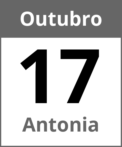 Festa Antonia Outubro 17.10.