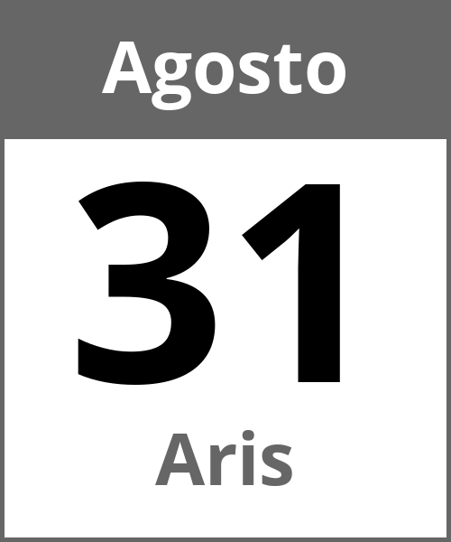 Festa Aris Agosto 31.8.