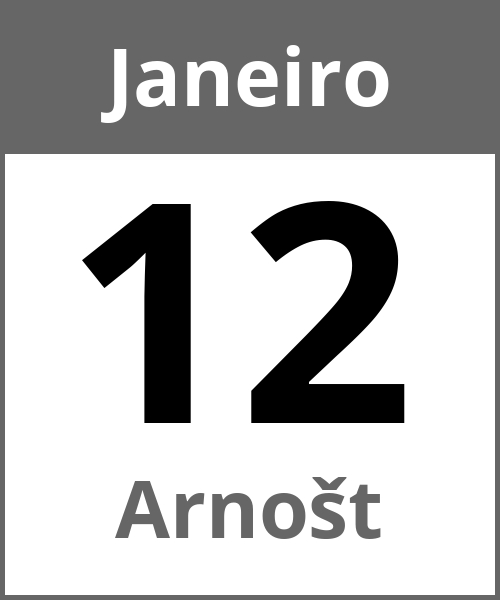 Festa Arnošt Janeiro 12.1.