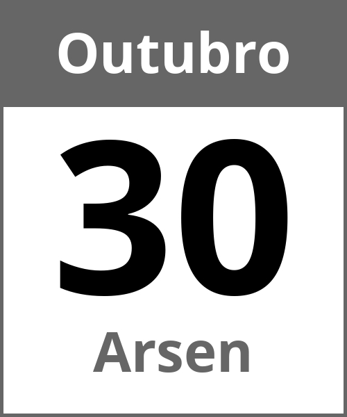 Festa Arsen Outubro 30.10.