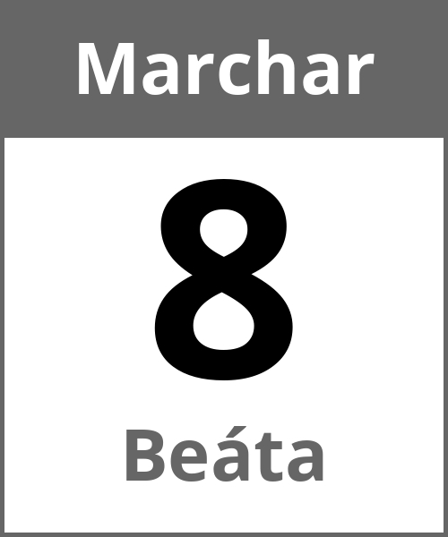 Festa Beáta Marchar 8.3.