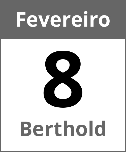 Festa Berthold Fevereiro 8.2.