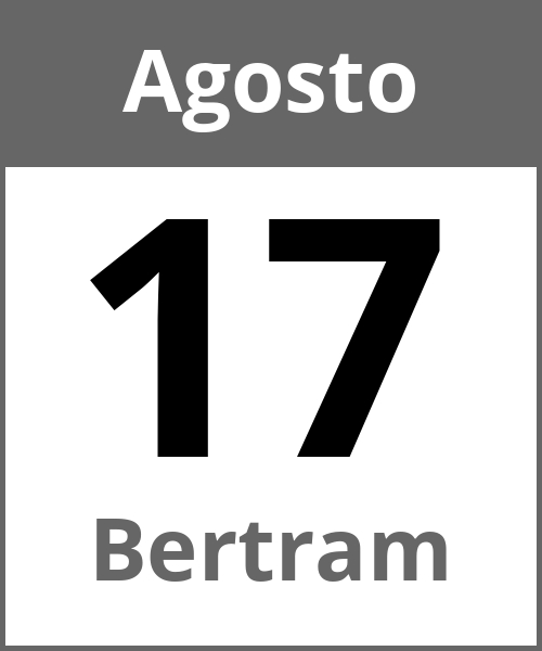 Festa Bertram Agosto 17.8.