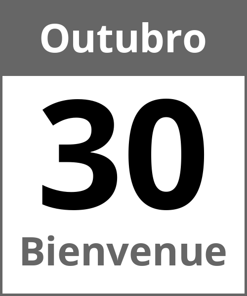 Festa Bienvenue Outubro 30.10.