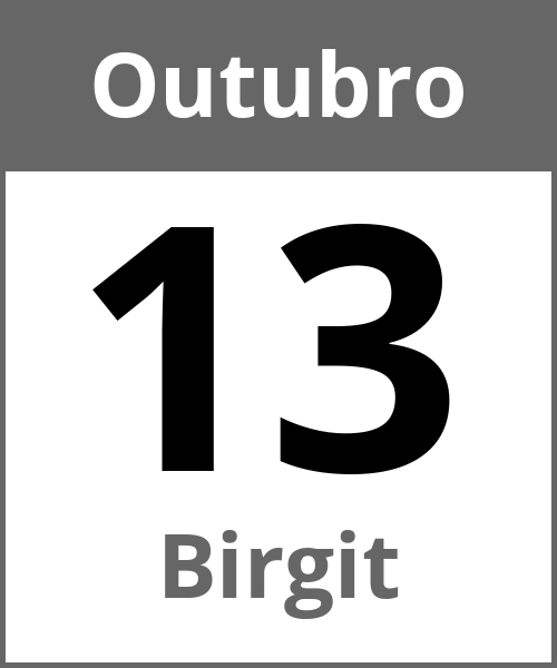 Festa Birgit Outubro 13.10.