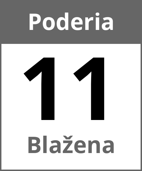 Festa Blažena Poderia 11.5.