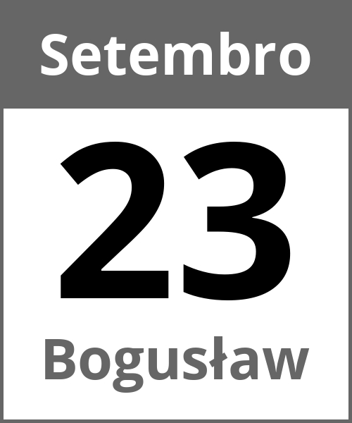 Festa Bogusław Setembro 23.9.