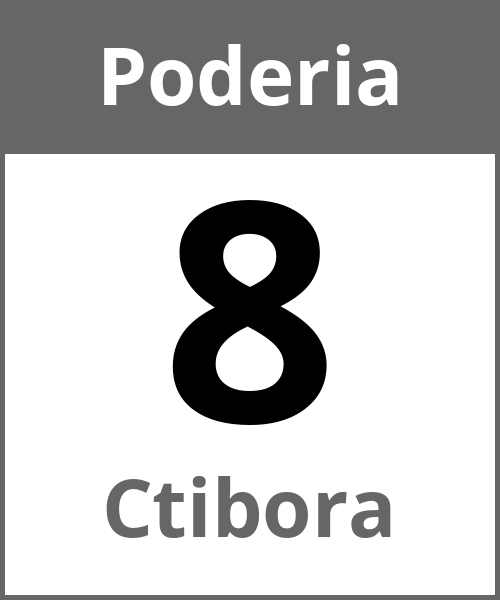 Festa Ctibora Poderia 8.5.