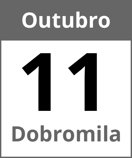 Festa Dobromila Outubro 11.10.