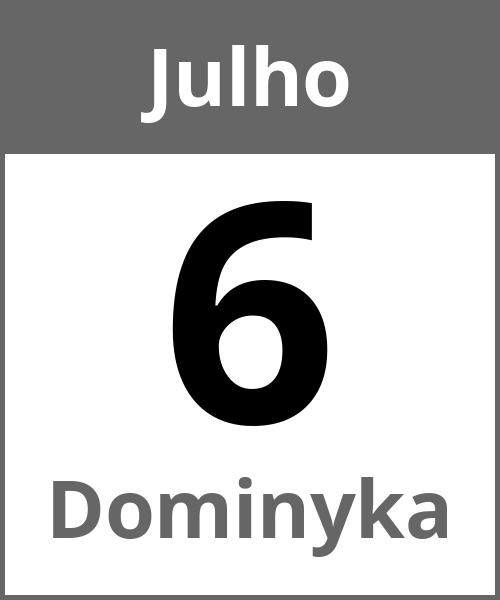 Festa Dominyka Julho 6.7.