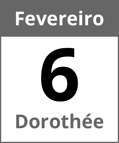 Festa Dorothée Fevereiro 6.2.