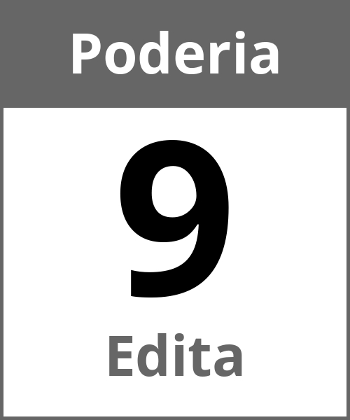 Festa Edita Poderia 9.5.