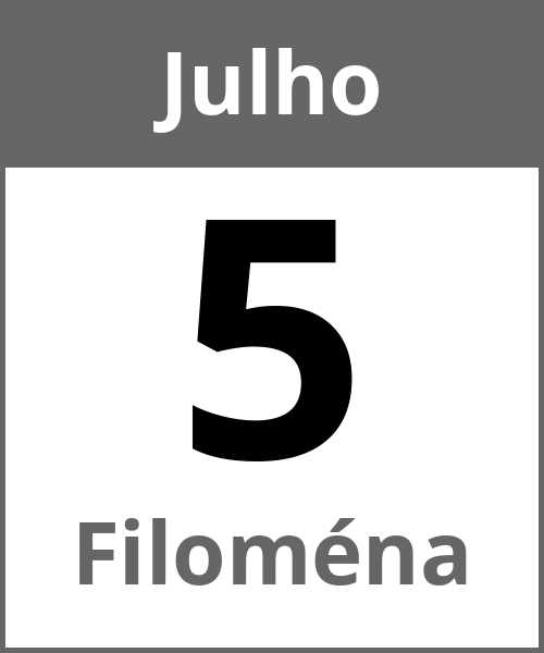 Festa Filoména Julho 5.7.