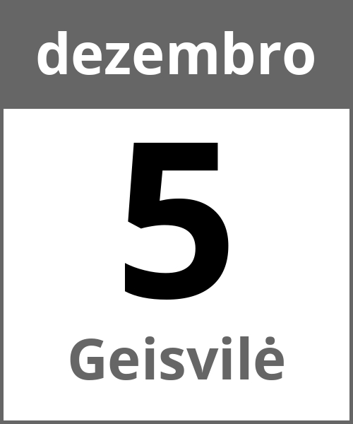 Festa Geisvilė dezembro 5.12.