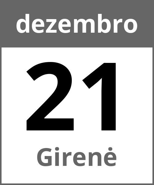 Festa Girenė dezembro 21.12.