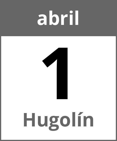 Festa Hugolín abril 1.4.