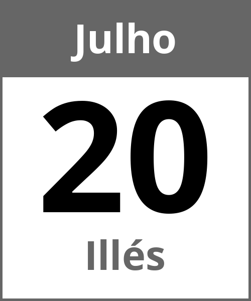 Festa Illés Julho 20.7.