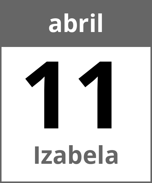 Festa Izabela abril 11.4.