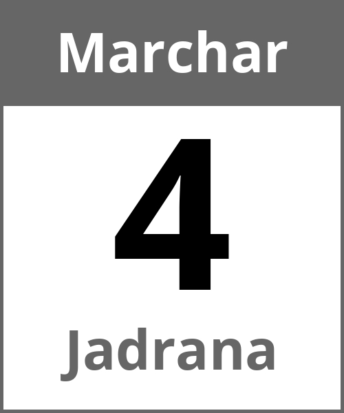 Festa Jadrana Marchar 4.3.